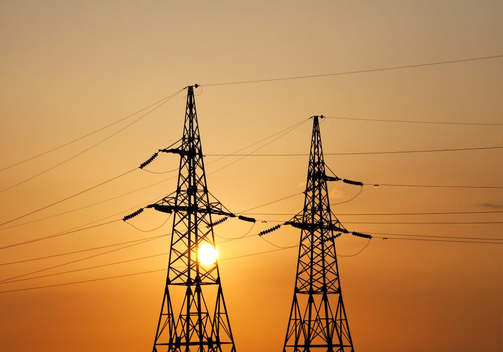 Power transmission towers